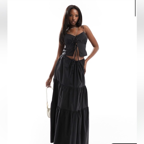 ASOS Tie Front Top - Picture 2 of 7